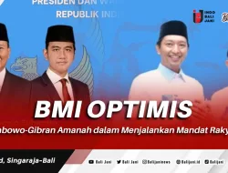 BMI Optimis Prabowo-Gibran Amanah dalam Menjalankan Mandat Rakyat