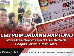 Caleg PDIP Dadang Hartono SH Protes Atas Rekapitulasi C1 Hasil Berbeda Dengan Server C Hasil Plano