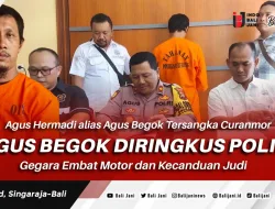 Agus Begok Diringkus Polisi Gegara Embat Motor dan Kecanduan Judi