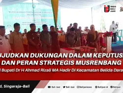 Wujudkan Dukungan Dalam Keputusan Dan Peran Strategis Musrenbang , Pj Bupati Dr H Ahmad Rizali MA Hadir Di Kecamatan Belida Darat