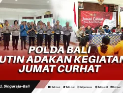 Polda Bali Rutin Adakan Kegiatan Jumat Curhat