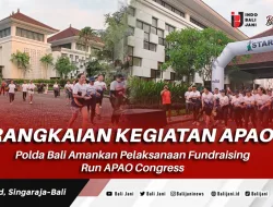 Rangkaian Kegiatan APAO, Polda Bali Amankan Pelaksanaan Fundraising Run APAO Congress