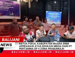 Ketua FOKAL Kabupaten Muara Enim Apreasiasi Atas Edukasi Media Dari PT Pertamina EP 4 Zona Prabumulih