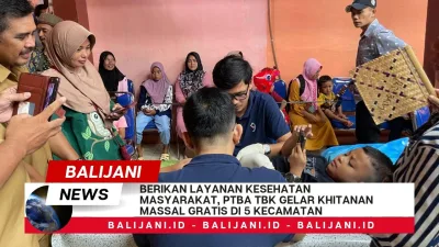 Berikan Layanan Kesehatan Masyarakat, PTBA TBk Gelar Khitanan Massal Gratis di 5 Kecamatan