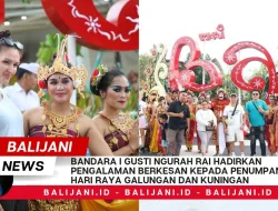 Bandara I Gusti Ngurah Rai Hadirkan Pengalaman Berkesan Kepada Penumpang Di Hari Raya Galungan Dan Kuningan