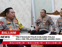 Tim Itwasum Polri Kunjungi Polda Bali, Cek Pelaksanaan OMB Agung 2024