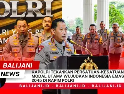 Kapolri Tekankan Persatuan-Kesatuan Modal Utama Wujudkan Indonesia Emas 2045 di Rapim Polri