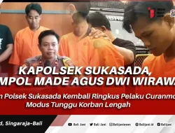 Reskrim Polsek Sukasada Kembali Ringkus Pelaku Curanmor, Modus Tunggu Korban Lengah