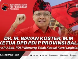 Pleno KPU Bali, PDI P Menang Telak Kuasai Kursi Legislatif