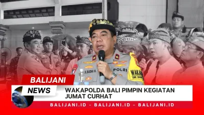 Wakapolda Bali Pimpin Kegiatan Jumat Curhat