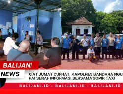 Giat Jumat Curhat, Kapolres Bandara Ngurah Rai Seraf Informasi Bersama Sopir Taxi