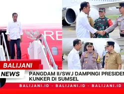 Pangdam II/Swj Dampingi Presiden RI Kunker di Sumsel