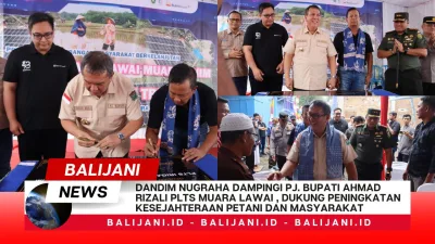 Dandim Nugraha Dampingi Pj. Bupati Ahmad Rizali PLTS Muara Lawai , Dukung Peningkatan Kesejahteraan Petani Dan Masyarakat