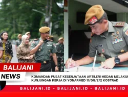 Komandan Pusat Kesenjataan Artileri Medan Melakukan Kunjungan Kerja di Yonarmed 11/GG/2/2 Kostrad