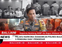 Pelaku Narkoba Diamankan Polres Buleleng, 5 Penguna dan 1 Pengedar