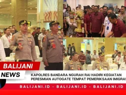 Kapolres Bandara Ngurah Rai Hadiri Kegiatan Peresmian Autogate Tempat Pemeriksaan Imigrasi