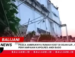 Pasca Ambruknya Rumah Kost Di Ogan Ilir , Ini Penyampaian Kapolres Andi Baso