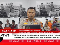 Bawa Kabur Barang Penumpang, Sopir Online di Tangkap Sat Reskrim Polres Bandara Ngurah Rai