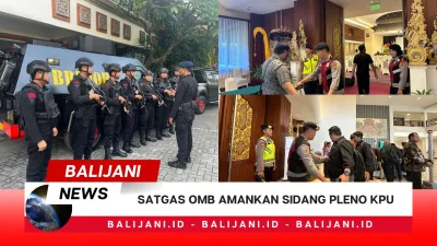 Satgas OMB Amankan Sidang Pleno KPU