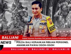 Polda Bali Kerahkan Ribuan Personel Amankan Pawai Ogoh-Ogoh