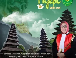 Ketua PN Singaraja ” Heriyanti ” : Harap, Hari Raya Nyepi & Ramadan Jadi Momentum Saling Beri Cahaya dan Kebahagiaan