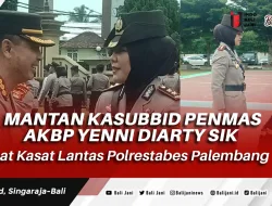 Mantan Kasubbid Penmas AKBP Yenni Diarty SIK Jabat Kasat Lantas Polrestabes Palembang