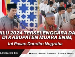 Pemilu 2024 Terselenggara Damai di Kabupaten Muara Enim, Ini Pesan Dandim Nugraha