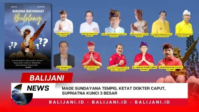 Made Sundayana Tempel Ketat Doktor Caput, Supriatna Kunci 3 Besar