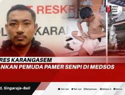 Polres Karangasem Amankan Pemuda Pamer Senpi di Medsos