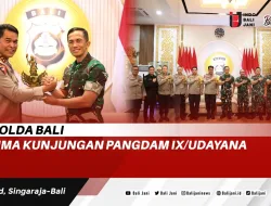 Kapolda Bali Terima Kunjungan Pangdam IX/Udayana