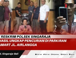 Unit Reskrim Polsek Singaraja Berhasil Ungkap Pencurian di Parkiran Alfamart Jl. Airlangga