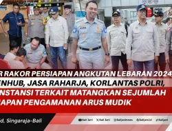 Gelar Rakor Persiapan Angkutan Lebaran 2024, Kemenhub, Jasa Raharja, Korlantas Polri, dan Instansi Terkait Matangkan Sejumlah Persiapan Pengamanan Arus Mudik