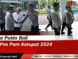 Waka Polda Bali Cek Pos Pam Ketupat 2024