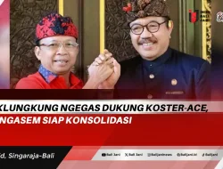 PDIP Klungkung Ngegas Dukung Koster-Ace, Karangasem Siap Konsolidasi