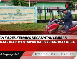 Di Duga Kades Kemang Kecamatan Lembak Sengaja Tidak Mau Bayar Gaji Perangkat Desa