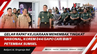Gelar Rapat Kejuaraan Menembak Tingkat Nasional, Korem 044/Gapo Cari Bibit Petembak Sumsel