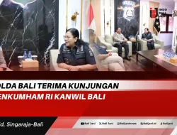 Kapolda Bali Terima Kunjungan Kemenkumham RI Kanwil Bali