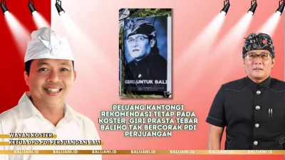 Peluang Kantongi Rekomendasi Tetap Pada Koster, Giri Prasta Tebar Baliho Tak Bercorak PDI Perjuangan