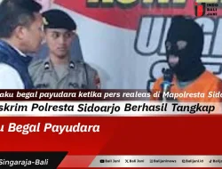 Sat Reskrim Polresta Sidoarjo Berhasil Tangkap Pelaku Begal Payudara