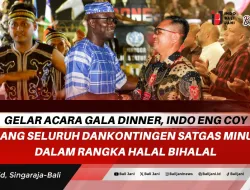 Gelar acara Gala Dinner, Indo Eng Coy Undang seluruh Dankontingen Satgas Minusca dalam rangka Halal bihalal