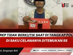 Sarep Tidak Berkutik saat di Tangkap Polisi, di Saku Celananya ditemukan SS