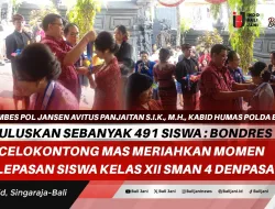 Luluskan Sebanyak 491 Siswa : Bondres Celokontong Mas Meriahkan Momen Pelepasan Siswa Kelas XII SMAN 4 Denpasar