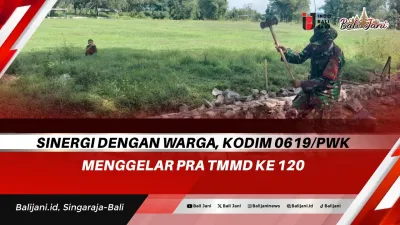 Sinergi Dengan Warga, Kodim 0619/PWK Menggelar Pra TMMD ke 120