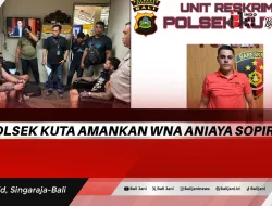 Polsek Kuta Amankan WNA Aniaya Sopir