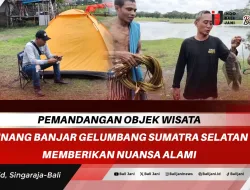 Pemandangan Objek Wisata Pinang Banjar Gelumbang Sumatra Selatan Memberikan Nuansa Alami