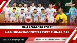 Dua Anggota Polri Harumkan Indonesia Lewat Timnas U-23