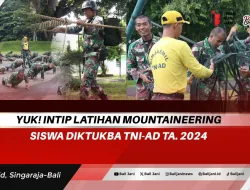 Yuk! Intip Latihan Mountaineering Siswa Diktukba TNI-AD TA. 2024