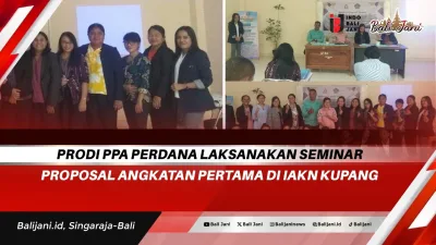 Prodi PPA Perdana Laksanakan Seminar Proposal Angkatan Pertama di IAKN Kupang