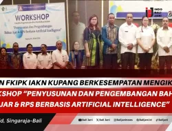 Dosen FKIPK IAKN Kupang Berkesempatan Mengikuti WorkShop “Penyusunan dan Pengembangan Bahan Ajar & RPS Berbasis Artificial Intelligence”