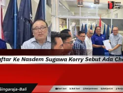 Mendaftar Ke Nasdem Sugawa Korry Sebut Ada Chemistri